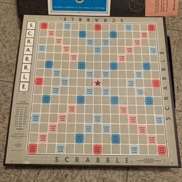 Selchow & Righter Scrabble 1948, 1949, 1953 Complete - Picture 3 of 12